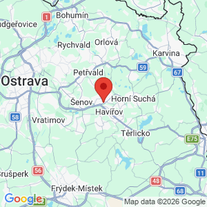 Google map: 49.791946477241936, 18.420605709118572